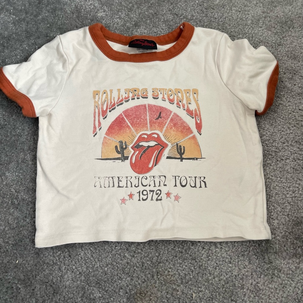 Rolling Stones American tour 1972 kids tshirt XS